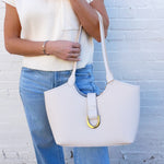 INFINITY RAINE Bags - Purses & Handbags Faux Leather Statement Bag In Bone 96011254