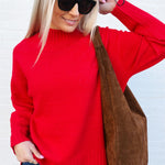 INFINITY RAINE Bags - Purses & Handbags Suede Slouchy Hobo Bag In Brown 26790134