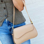 The Arc Bag In Beige - Infinity Raine