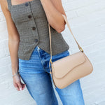The Arc Bag In Beige - Infinity Raine