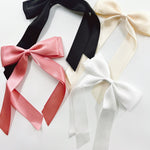 Large Double Ribbon Bow Clips-Multi - Infinity Raine