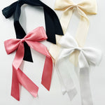 Large Double Ribbon Bow Clips-Multi - Infinity Raine