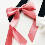Large Double Ribbon Bow Clips-Multi - Infinity Raine