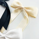 Large Double Ribbon Bow Clips-Multi - Infinity Raine