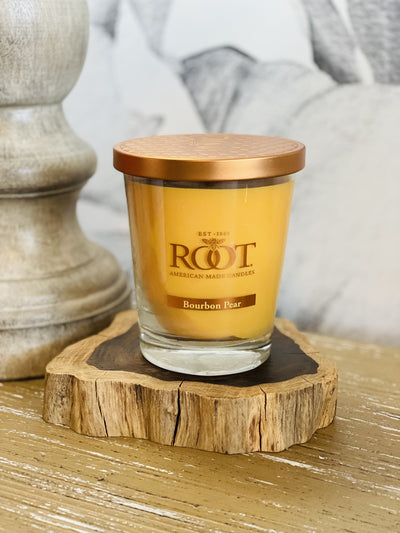 Large Veriglass Root Candle-Bourbon Pear - Infinity Raine