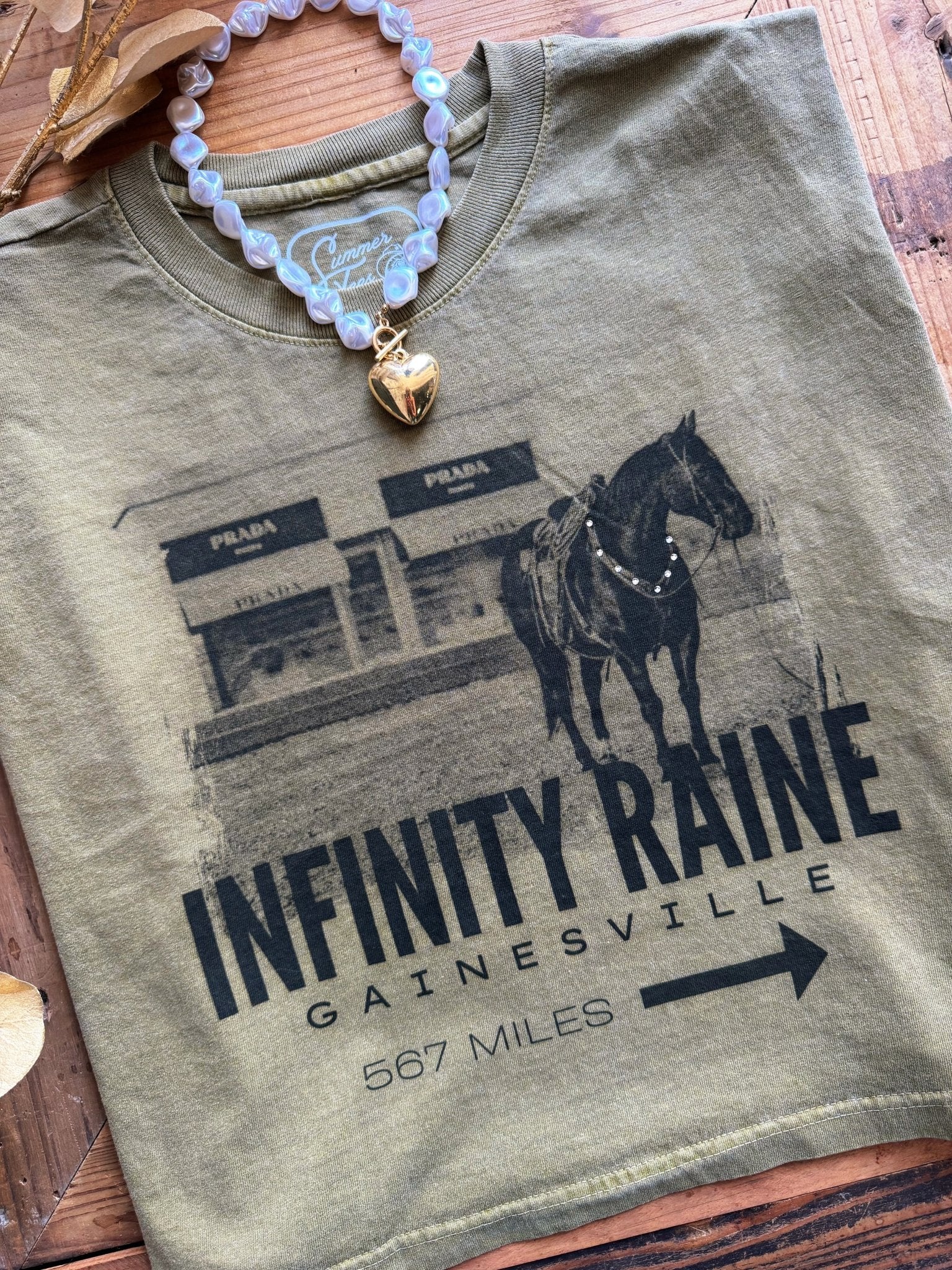 Infinity Raine Muscle Tank In Army Green - Infinity Raine