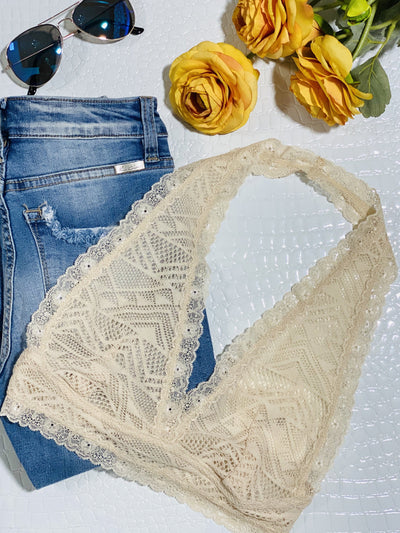 Get By With A Little Help Bralette-Nude - Infinity Raine