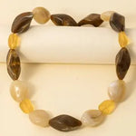 Irregular Chunky Marble Resin Beads Necklace - Infinity Raine