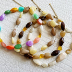 Irregular Chunky Marble Resin Beads Necklace - Infinity Raine