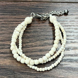 Synthetic Turquoise Adjustable Bracelet In Multiple Colors - Infinity Raine