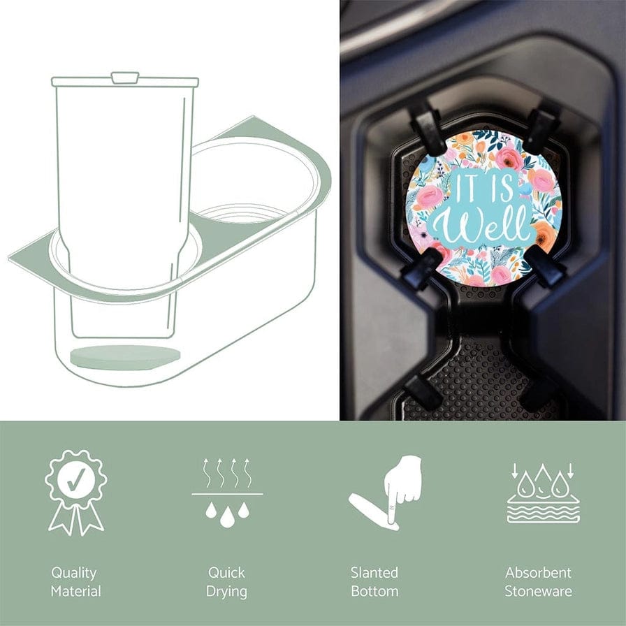 It Is Well Coasters - Infinity Raine