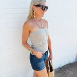 Mid Rise Short In Vintage Medium Denim - Infinity Raine