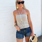 Mid Rise Short In Vintage Medium Denim - Infinity Raine