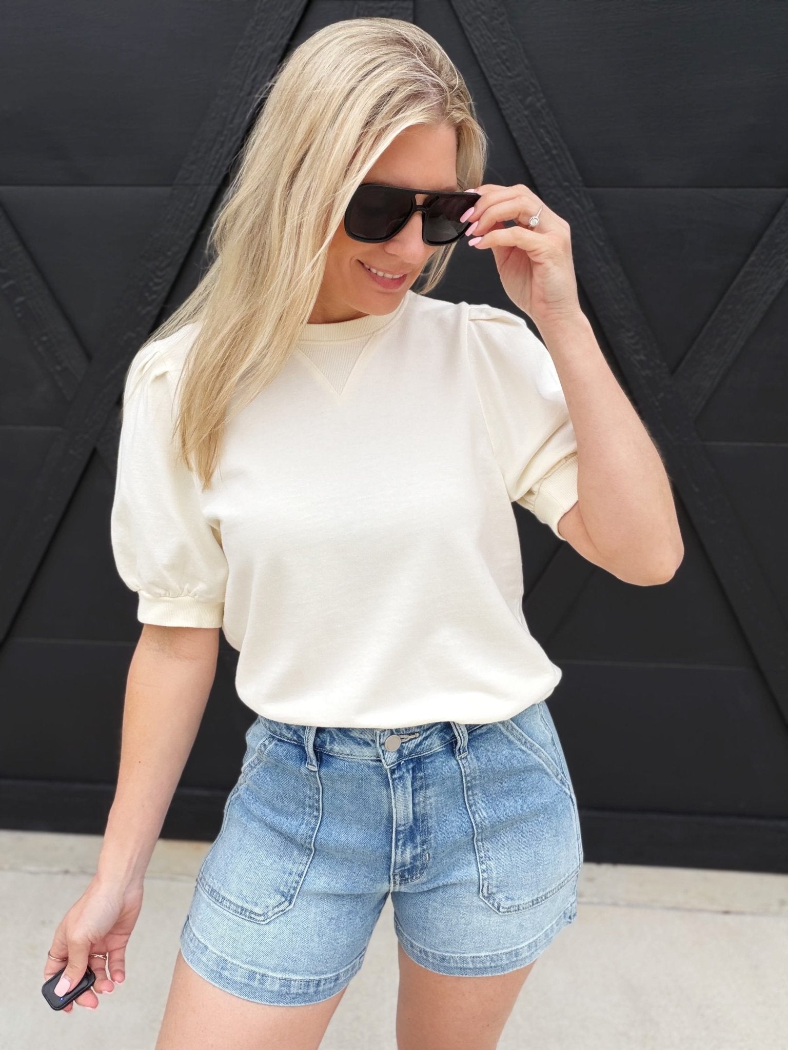 JBD Utility Shorts In Light - Infinity Raine