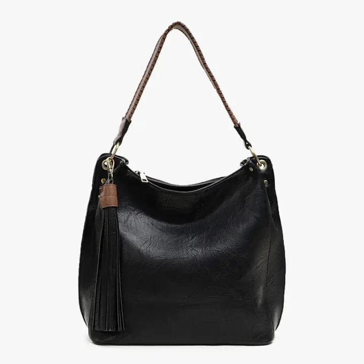 Amber Tassel Bag In Black - Infinity Raine