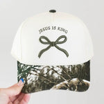 Jesus Is King Trucker In Camo - Infinity Raine