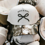Jesus Is King Trucker In Camo - Infinity Raine