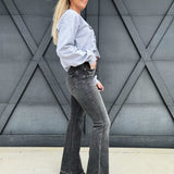 Judy Blue Tummy Control Washed Gray Jeans - Infinity Raine