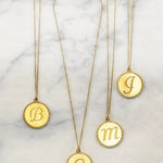 Julio Designs Nestle Initial Necklace-Gold - Infinity Raine