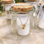 Spice Gold Initial Necklace In A Jar-14K Gold - Infinity Raine