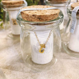 Spice Gold Initial Necklace In A Jar-14K Gold - Infinity Raine