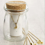 Spice Gold Initial Necklace In A Jar-14K Gold - Infinity Raine