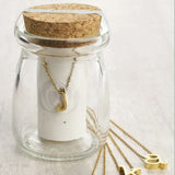 Spice Gold Initial Necklace In A Jar-14K Gold - Infinity Raine