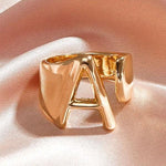 Golden Child Initial Ring-Gold - Infinity Raine