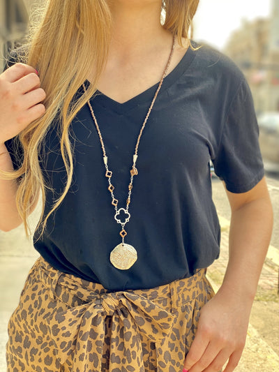 Connor Shipwreck Coin Necklace-Bronze - Infinity Raine