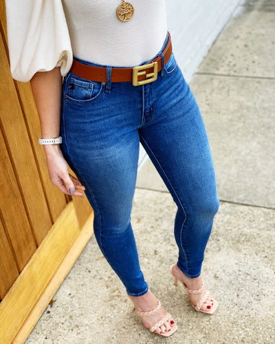 Model Vibes High Rise Super Skinny KanCan Jeans - Infinity Raine