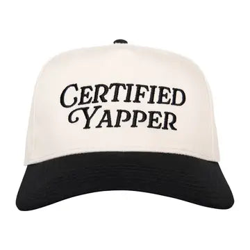 Certified Yapper Two-Toned Vintage Hat - Infinity Raine