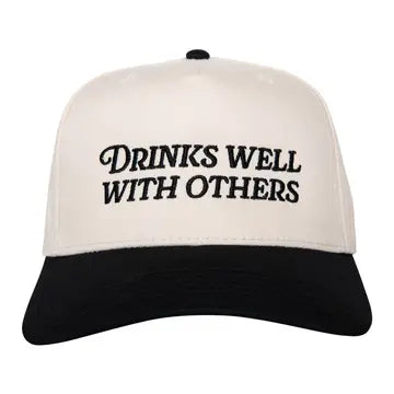 Drinks Well with Others Vintage Trucker Hat - Infinity Raine
