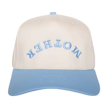 Mother Upside Down Two-Toned Vintage Hat In Blue - Infinity Raine