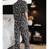Katydid Intimates - Loungewear Black Bow Print Loungewear Pants Set
