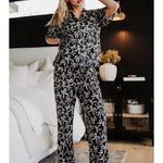 Katydid Intimates - Loungewear Black Bow Print Loungewear Pants Set