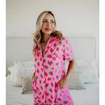 Katydid Intimates - Loungewear Pink Strawberry Loungewear Short Set