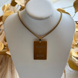 King Card Pendant Necklace In Gold - Infinity Raine