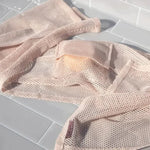 Kitsch XL Exfoliating Body Washcloth In Blush - Infinity Raine