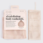 Kitsch XL Exfoliating Body Washcloth In Blush - Infinity Raine