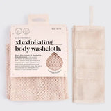 Kitsch XL Exfoliating Body Washcloth In Blush - Infinity Raine