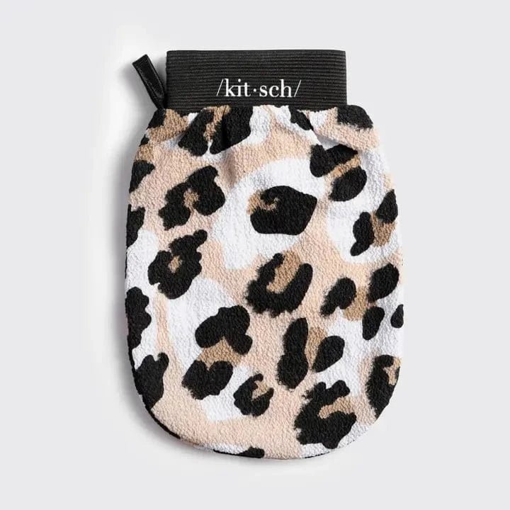 Kitsch Eco Friendly Exfoliating Glove In Leopard - Infinity Raine