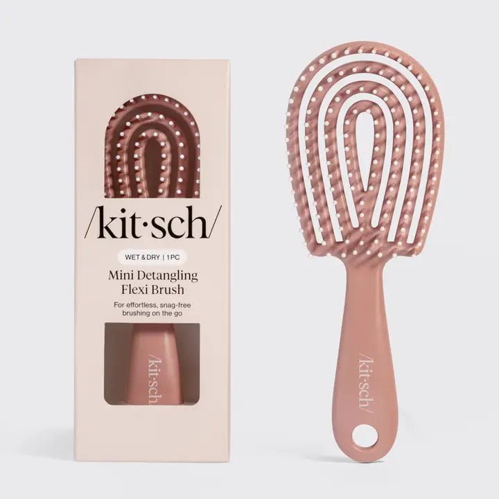 Kitsch Mini Terracotta Detangling Flexi Brush - Infinity Raine