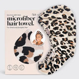 Kitsch Quick Dry Hair Towel In Leopard - Infinity Raine
