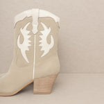 Oasis Society Cowboy Boots-Taupe - Infinity Raine