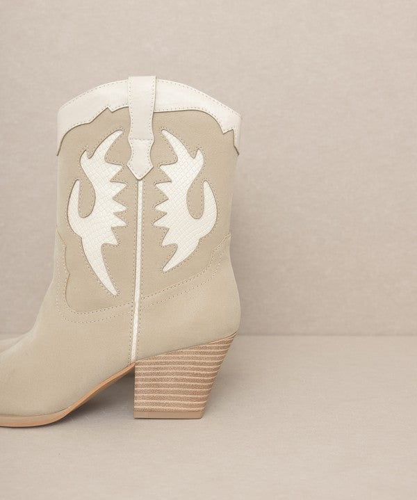 Oasis Society Cowboy Boots-Taupe - Infinity Raine