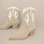 Oasis Society Cowboy Boots-Taupe - Infinity Raine