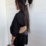 Kristin Romper In Black - Infinity Raine