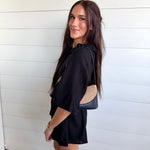Kristin Romper In Black - Infinity Raine