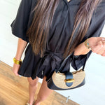 Kristin Romper In Black - Infinity Raine