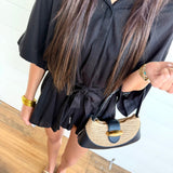 Kristin Romper In Black - Infinity Raine